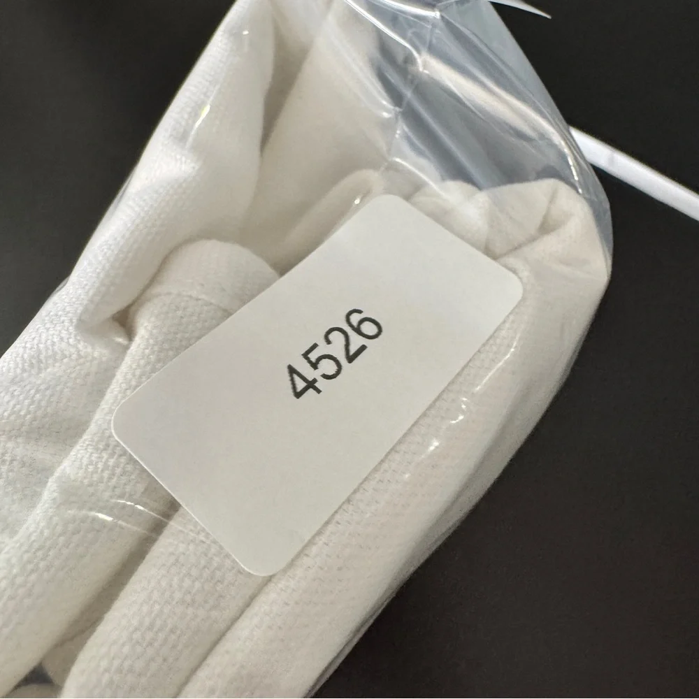 Gucci White Garment Bag Huge Zip Snap Fold Handles